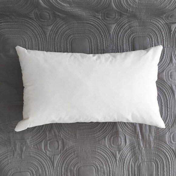 Luxury St. Genève Fine Graded Duck Feather Lumbar Pillow Made in Canada - Picture 1 of 5